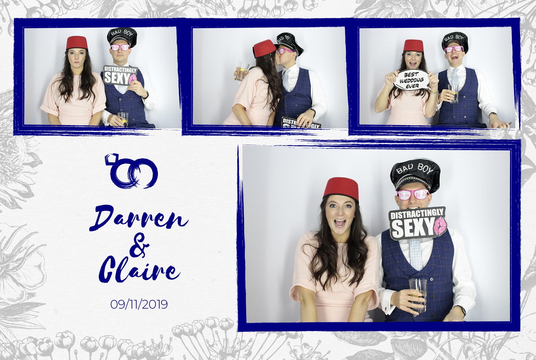 Darren and Claire’s Wedding  | View more photos from the event at gallery.myphotoboothexperience.co.uk/u/MyPhotoBoothExperienceLtd/Darren-and-Claire’s-Wedding